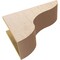 Ekena Millwork 8"W x 24"D x 16"H Classic Carmel Rough Cedar Woodgrain TimberThane Corbel, Primed Tan CORUR08X24X16CARRCPR - alternate 4